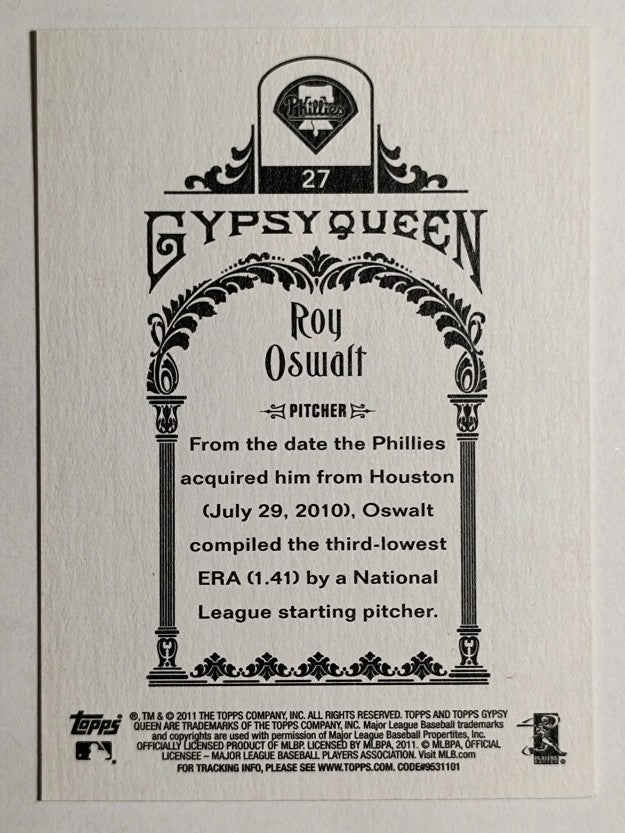 2011 Topps Gypsy Queen #27 Roy Oswalt