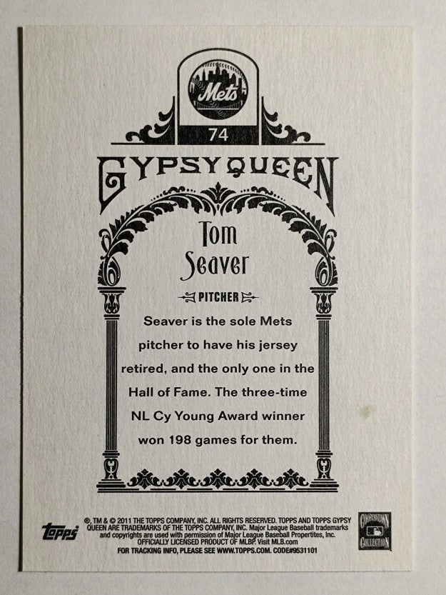 2011 Topps Gypsy Queen #74 Tom Seaver