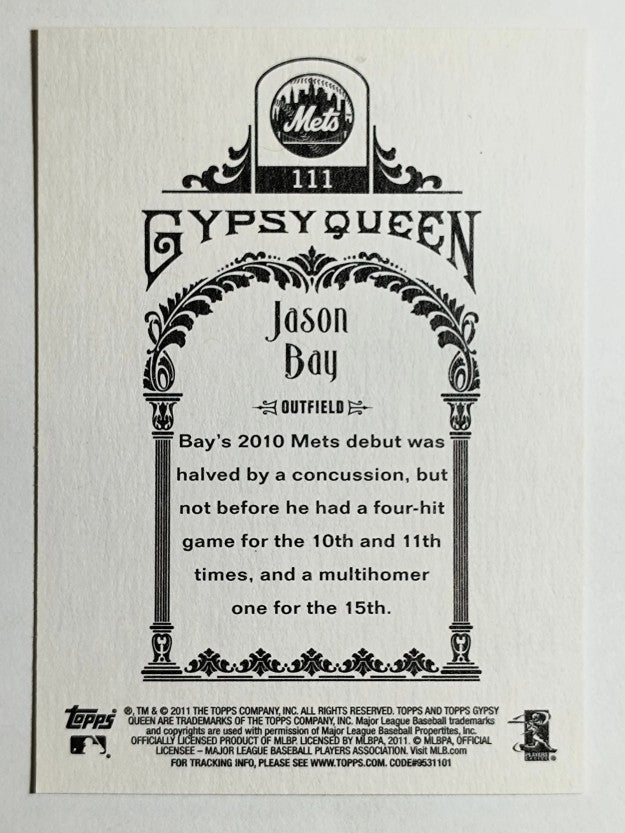 2011 Topps Gypsy Queen #111 Jason Bay