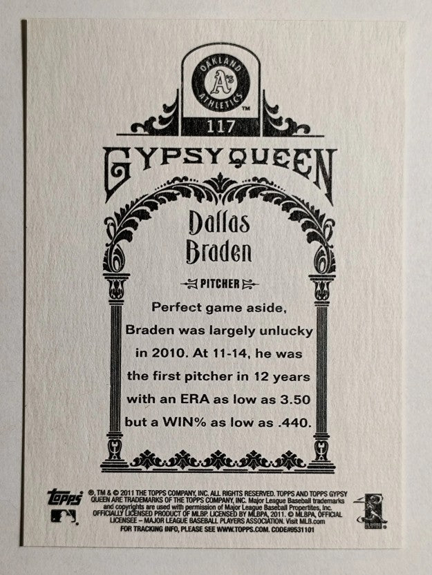 2011 Topps Gypsy Queen #117 Dallas Braden