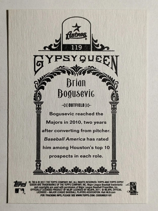 2011 Topps Gypsy Queen #119 Brian Bogusevic