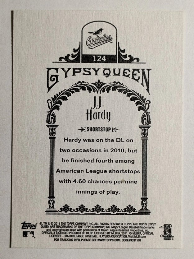 2011 Topps Gypsy Queen #124 J.J. Hardy