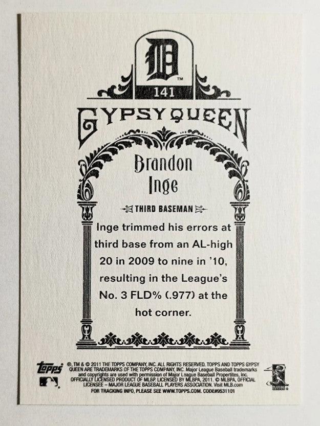 2011 Topps Gypsy Queen #141 Brandon Inge