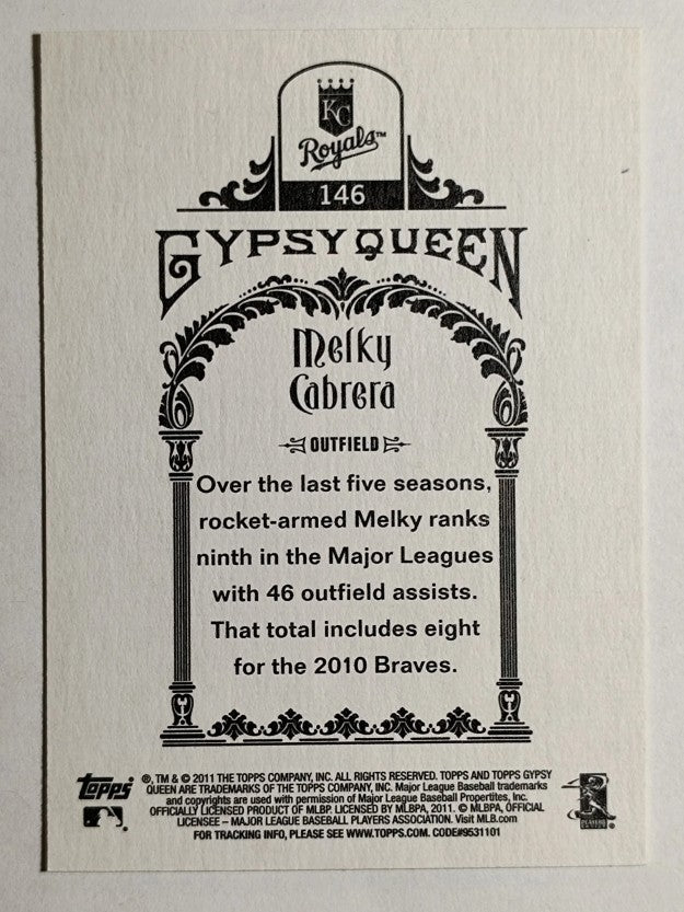 2011 Topps Gypsy Queen #146 Melky Cabrera