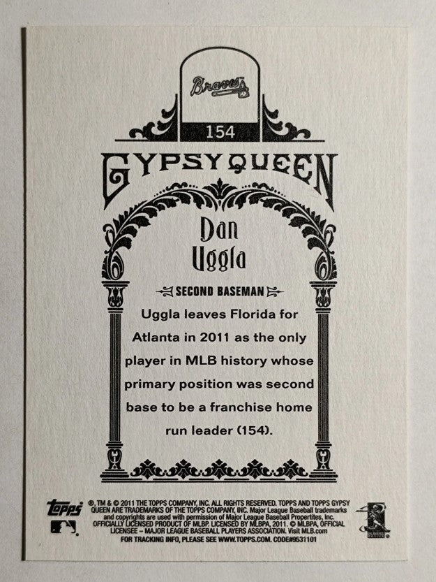 2011 Topps Gypsy Queen #154 Dan Uggla