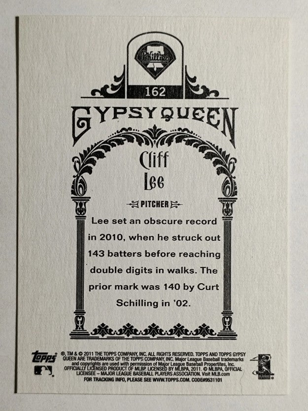 2011 Topps Gypsy Queen #162 Cliff Lee