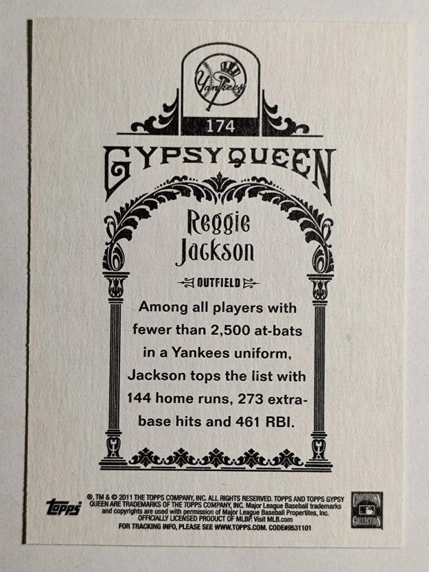 2011 Topps Gypsy Queen #174 Reggie Jackson