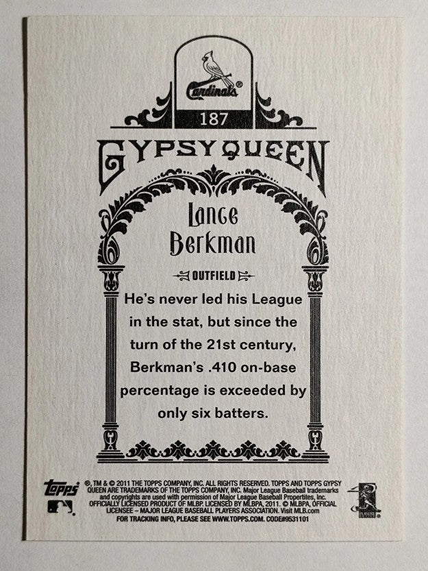 2011 Topps Gypsy Queen #187 Lance Berkman