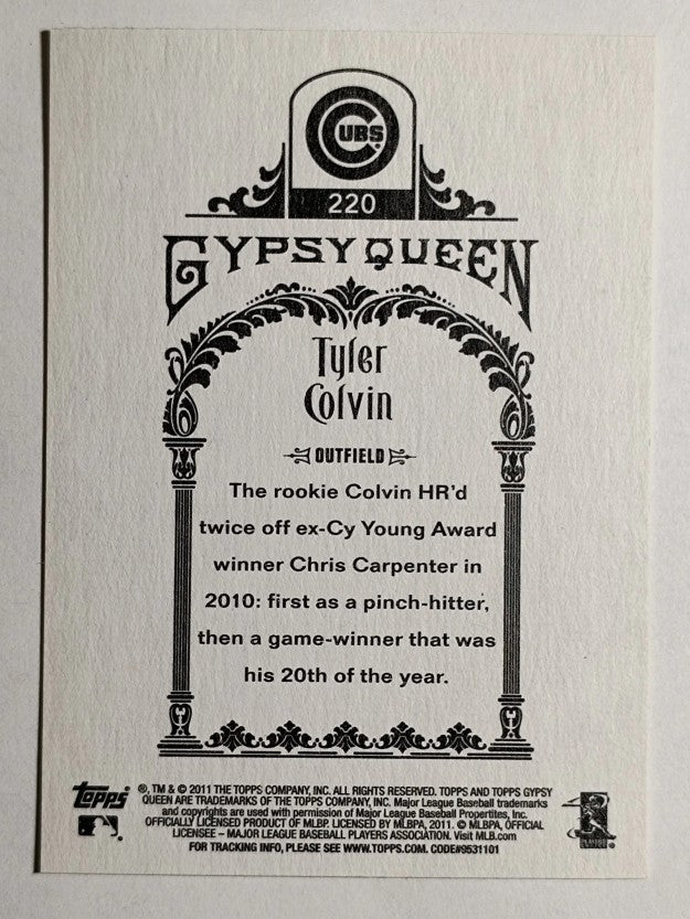 2011 Topps Gypsy Queen #220 Tyler Colvin