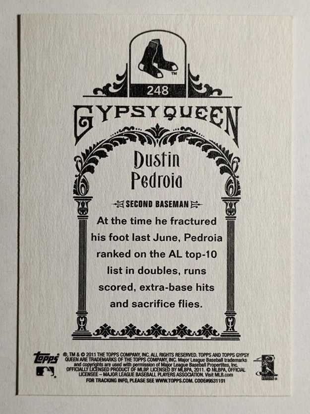 2011 Topps Gypsy Queen #248 Dustin Pedroia