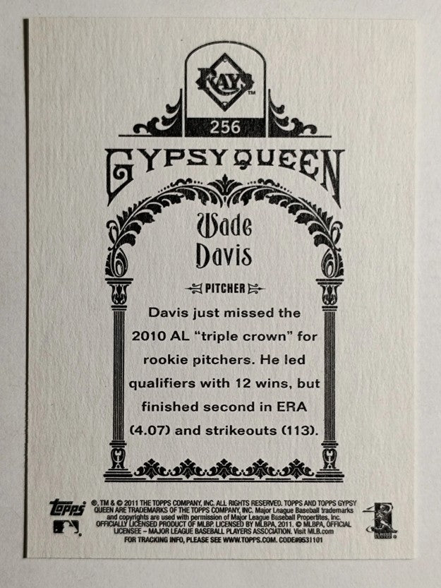 2011 Topps Gypsy Queen #256 Wade Davis