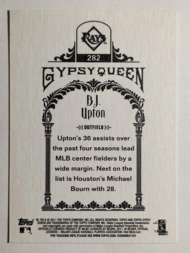 2011 Topps Gypsy Queen #282 B.J. Upton