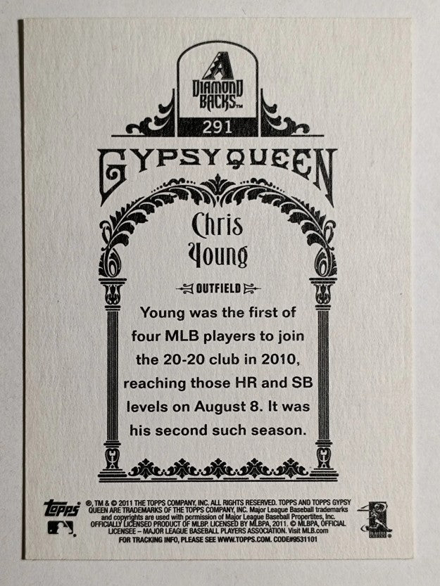 2011 Topps Gypsy Queen #291 Chris Young