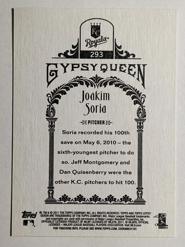 2011 Topps Gypsy Queen #293 Joakim Soria