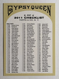 2011 Topps Gypsy Queen Checklists #2 195-Inserts