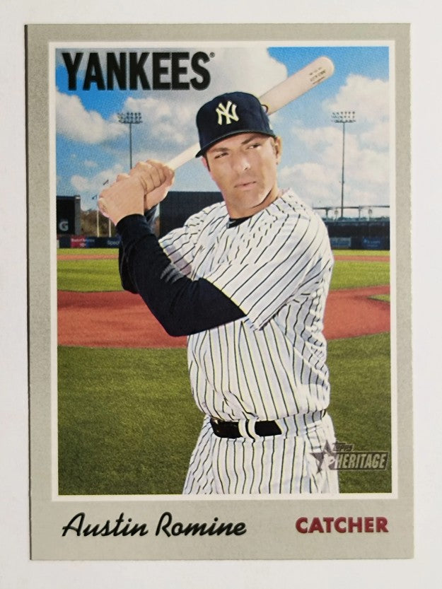 2019 Topps Heritage #82 Austin Romine