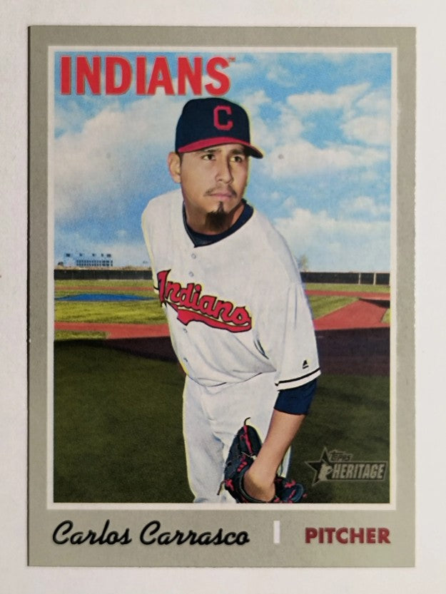2019 Topps Heritage #136 Carlos Carrasco