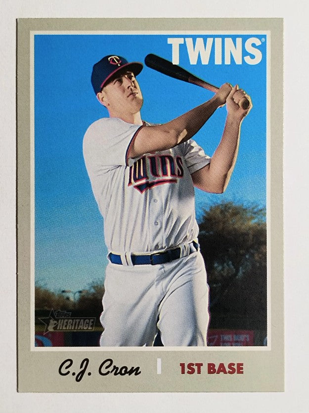 2019 Topps Heritage #204 C.J. Cron