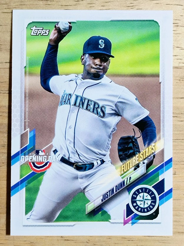 2021 Topps Opening Day #172 Justin Dunn