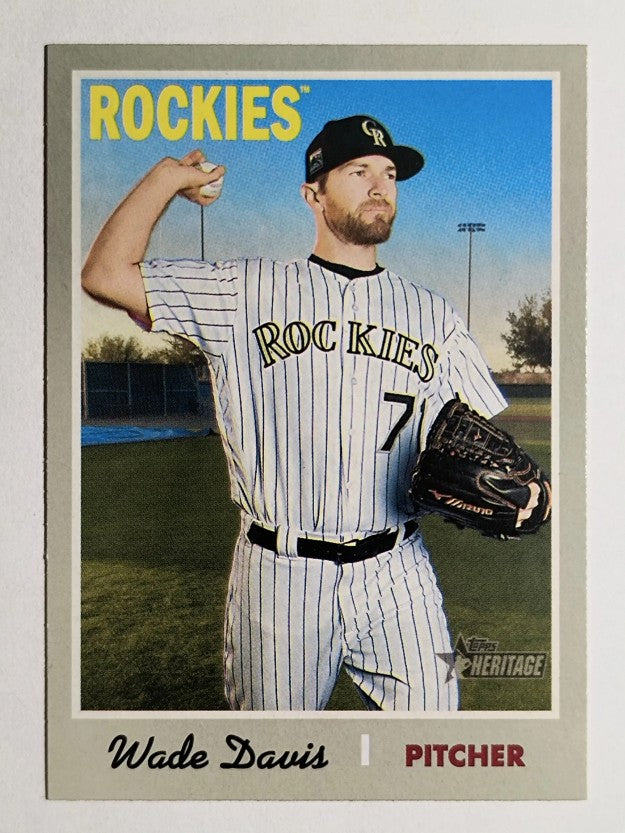 2019 Topps Heritage #245 Wade Davis