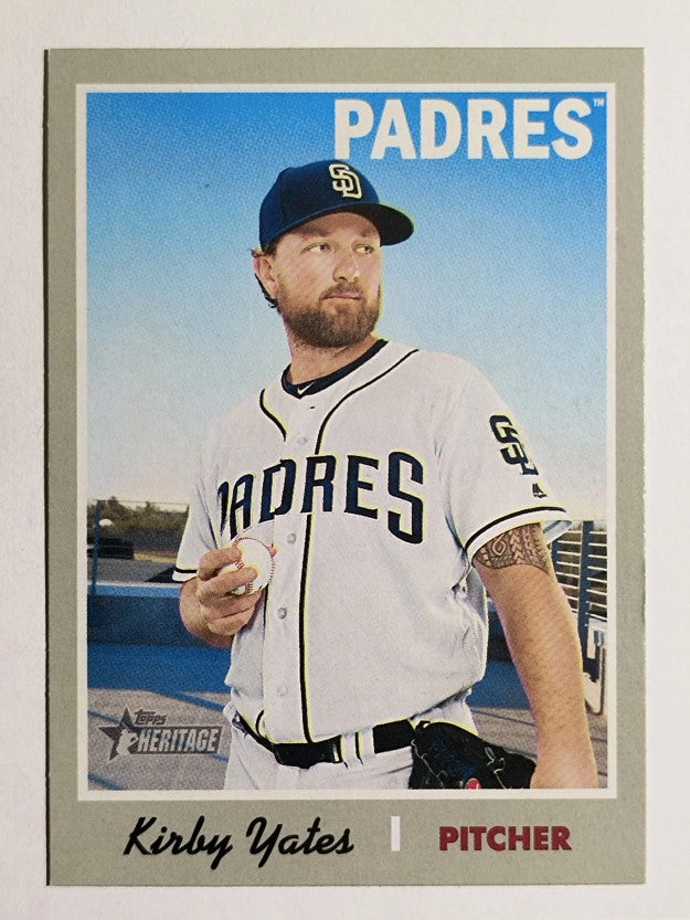 2019 Topps Heritage #345 Kirby Yates