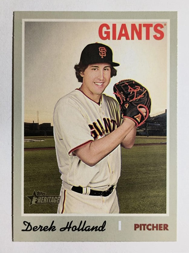 2019 Topps Heritage #509 Derek Holland