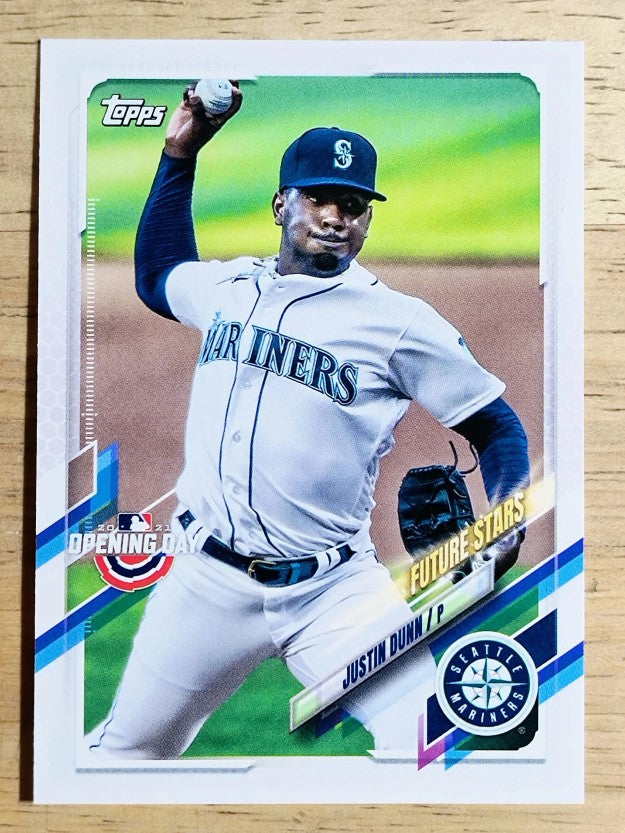 2021 Topps Opening Day #172 Justin Dunn