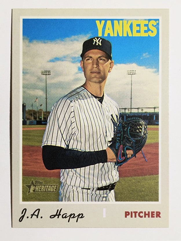 2019 Topps Heritage #547 J.A. Happ