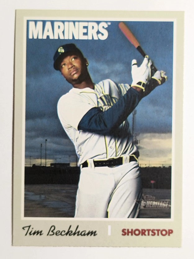 2019 Topps Heritage #554 Tim Beckham