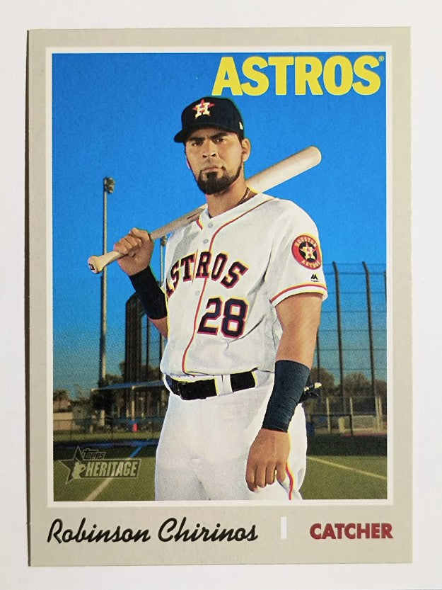 2019 Topps Heritage #560 Robinson Chirinos