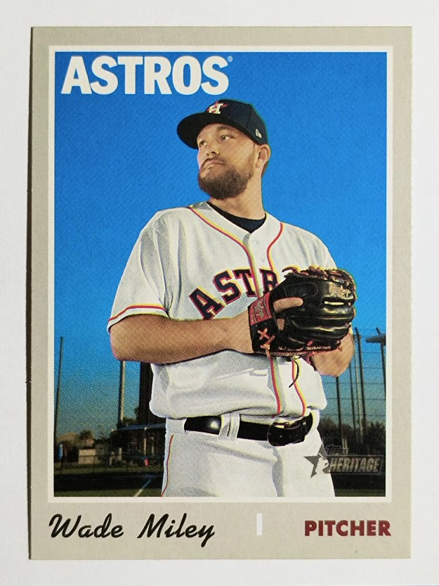 2019 Topps Heritage #562 Wade Miley