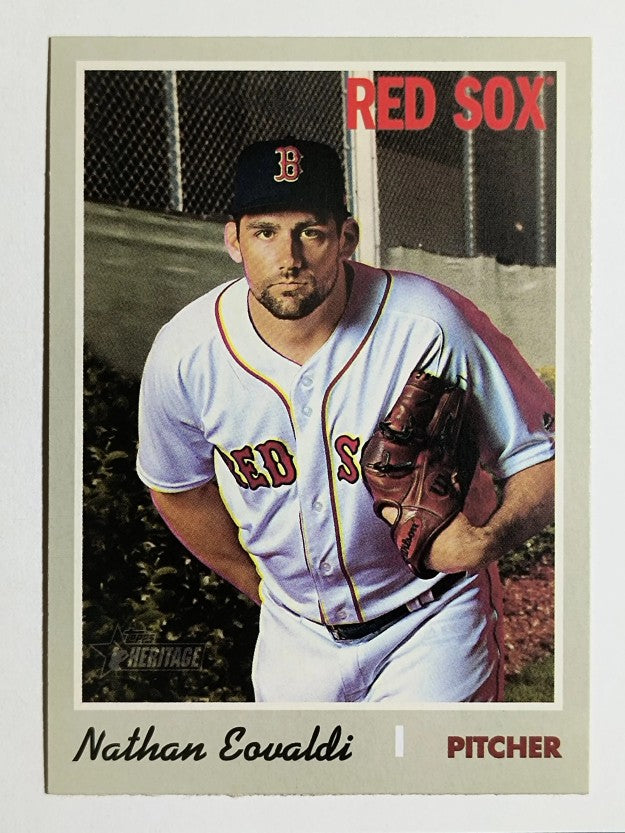 2019 Topps Heritage #568 Nathan Eovaldi