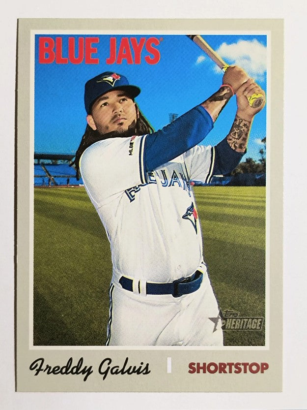 2019 Topps Heritage #575 Freddy Galvis