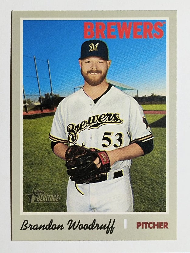 2019 Topps Heritage #580 Brandon Woodruff