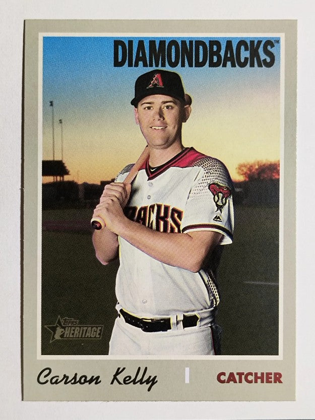 2019 Topps Heritage #592 Carson Kelly