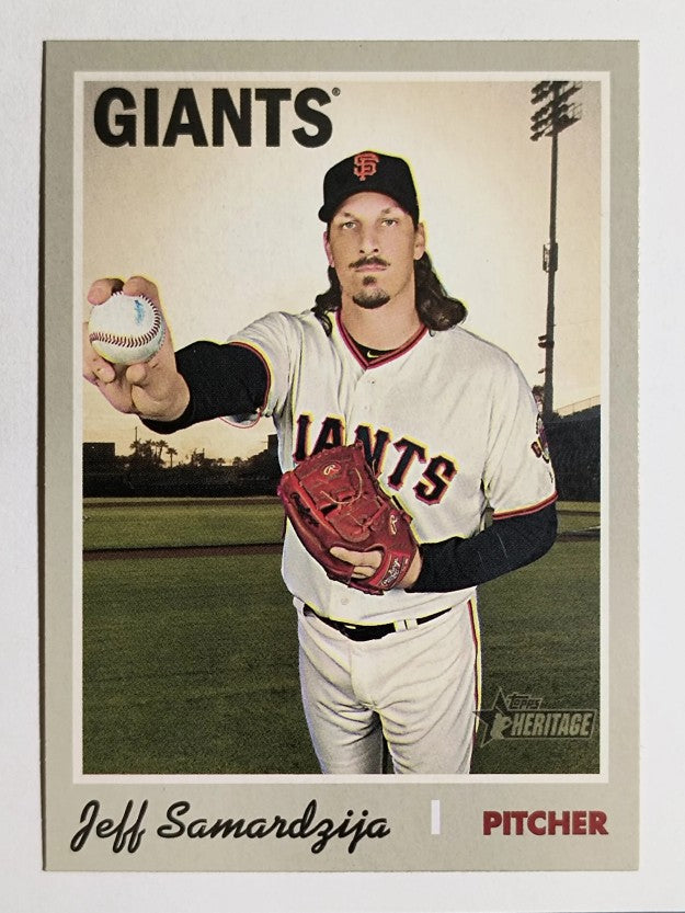 2019 Topps Heritage #600 Jeff Samardzija