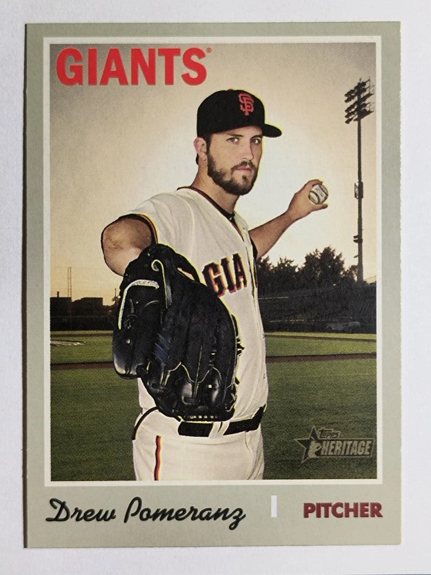 2019 Topps Heritage #601 Drew Pomeranz