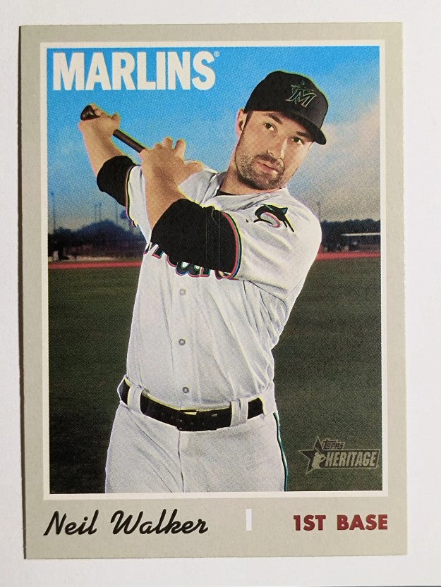 2019 Topps Heritage #610 Neil Walker