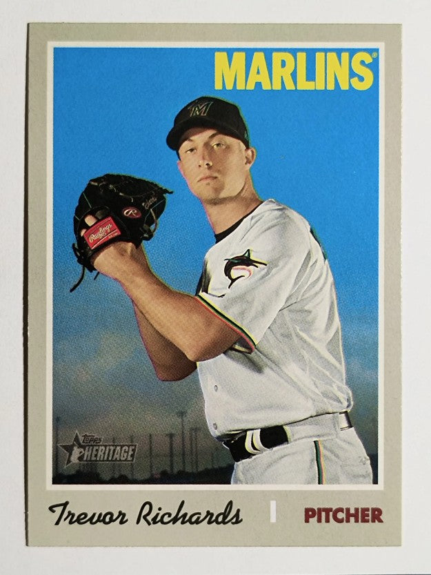 2019 Topps Heritage #612 Trevor Richards RC