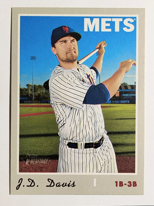 2019 Topps Heritage #617 J.D. Davis