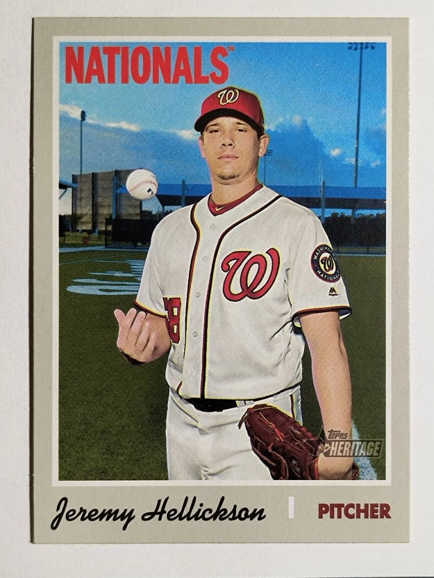 2019 Topps Heritage #619 Jeremy Hellickson