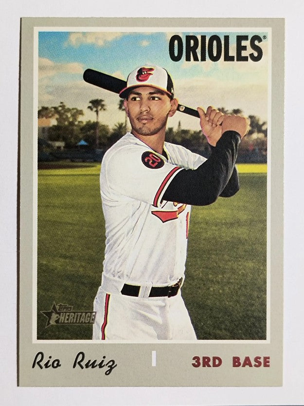 2019 Topps Heritage #623 Rio Ruiz