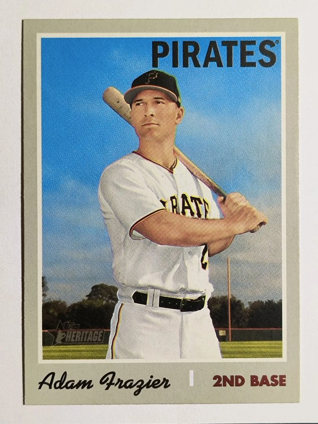 2019 Topps Heritage #631 Adam Frazier
