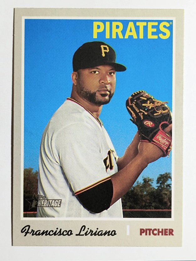 2019 Topps Heritage #632 Francisco Liriano