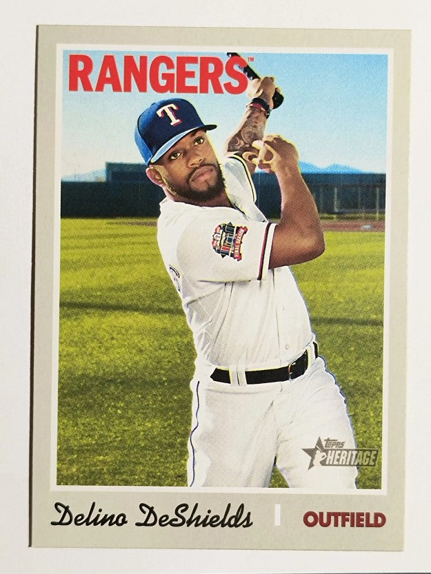 2019 Topps Heritage #633 Delino DeShields