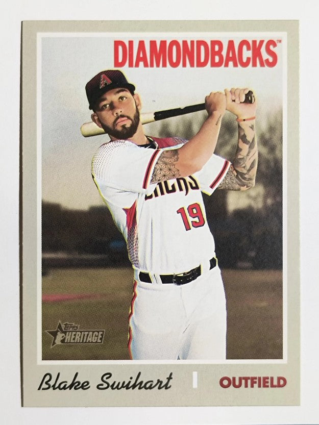 2019 Topps Heritage #640 Blake Swihart