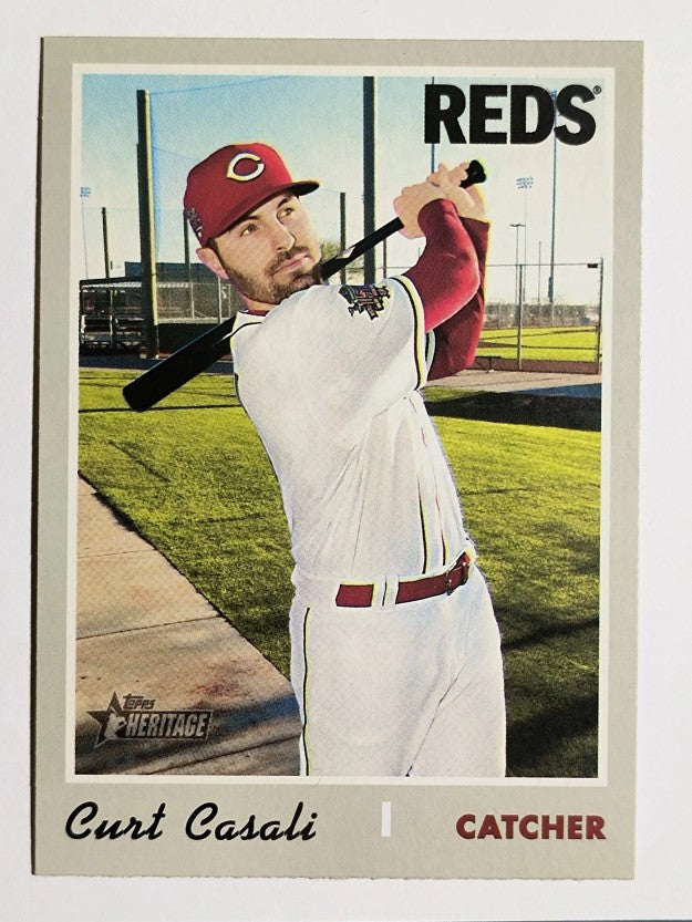 2019 Topps Heritage #642 Curt Casali