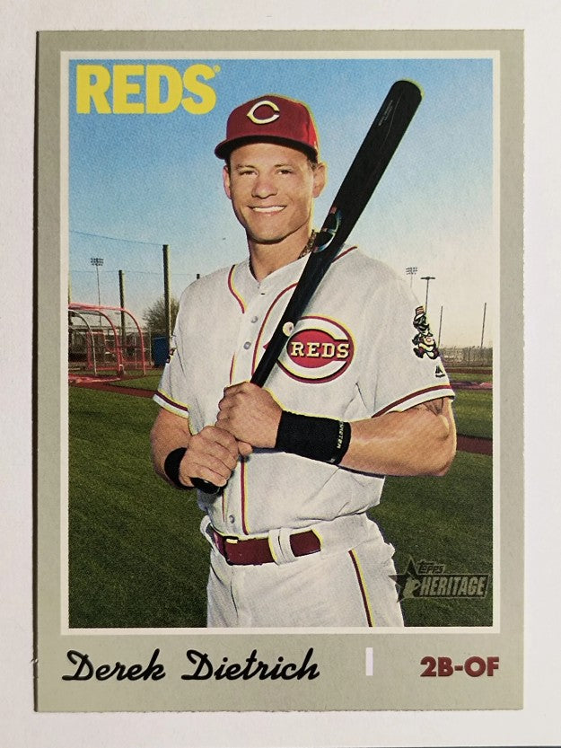 2019 Topps Heritage #644 Derek Dietrich