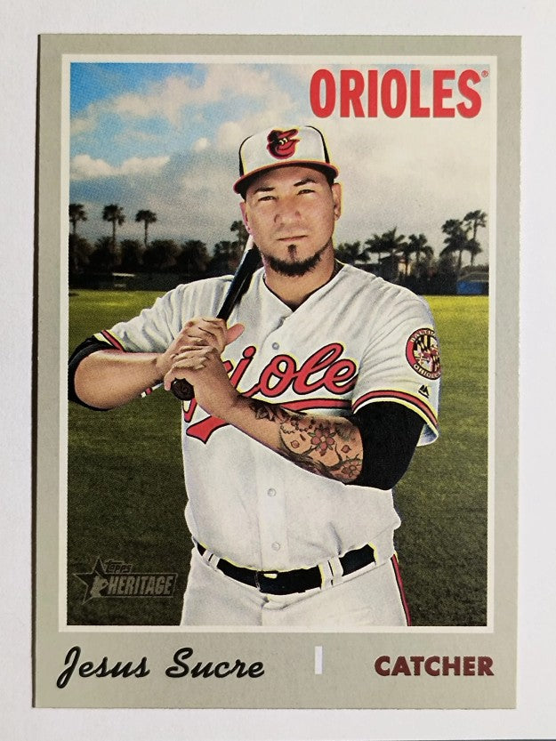 2019 Topps Heritage #666 Jesus Sucre