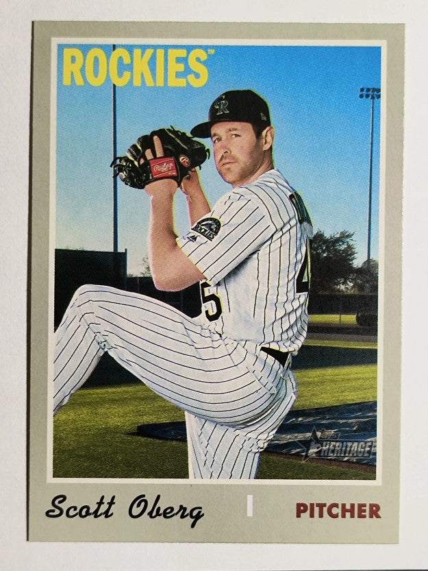2019 Topps Heritage #687 Scott Oberg